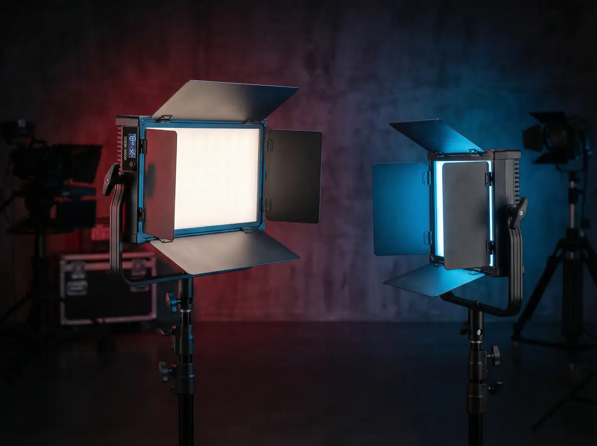 直播间灯光布置方案 直播控制台